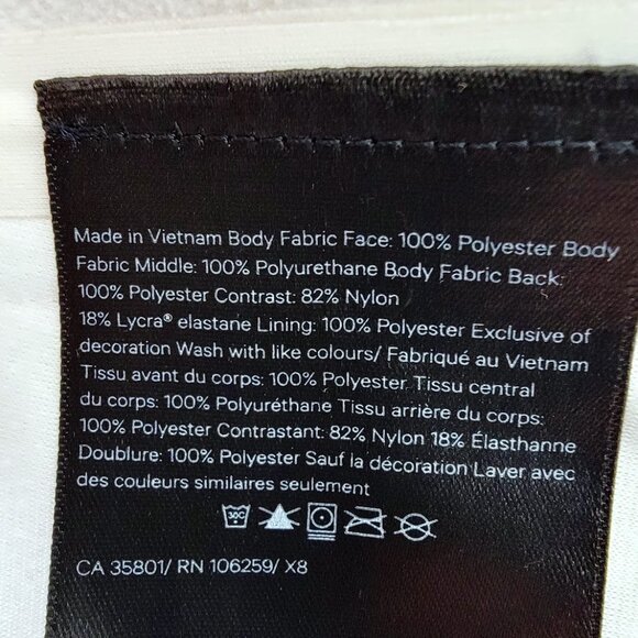 Lululemon Women's White Black Cross Chill Full-Zip Sports Performance Jacket 4 - Picture 9 of 10